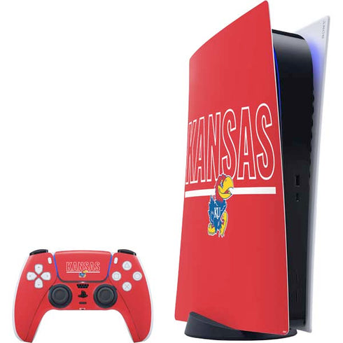 University of Kansas Jayhawks Established 1865 PlayStation PS5 Skins